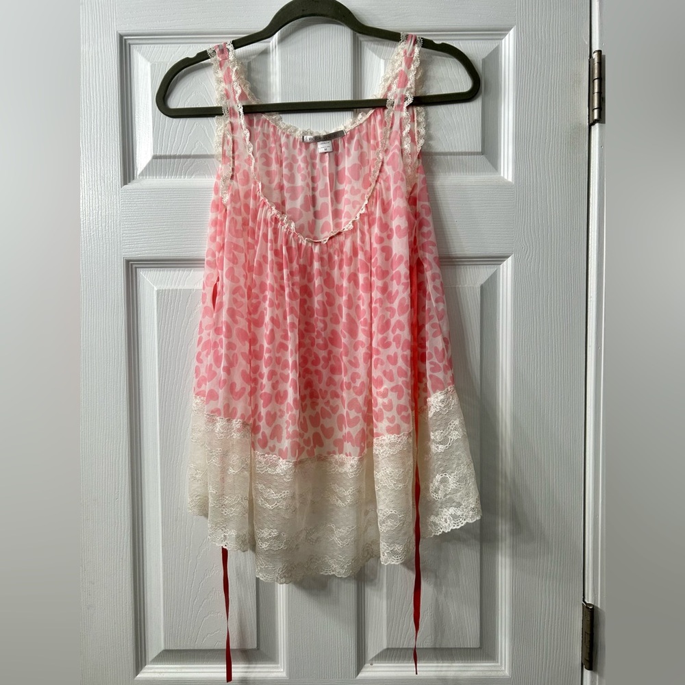 Victoria’s Secret Nighty with matching Thong size Medium. NWOT